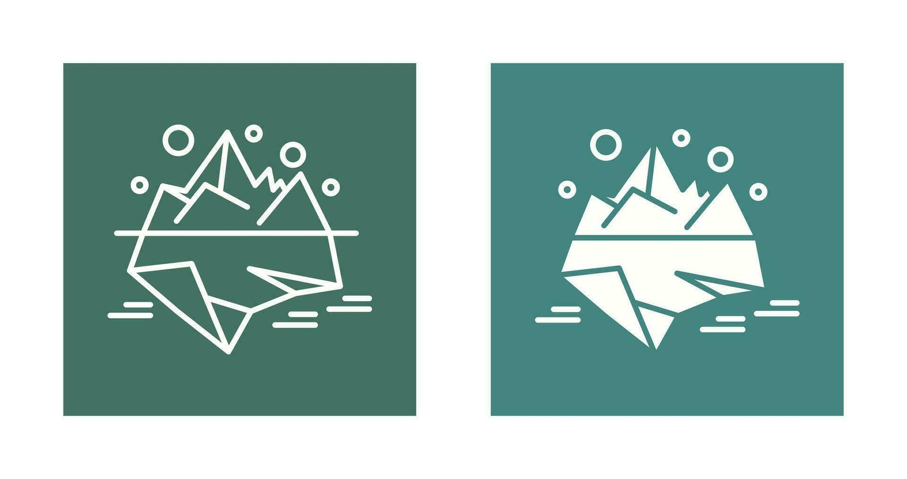 Iceberg Vector Icon