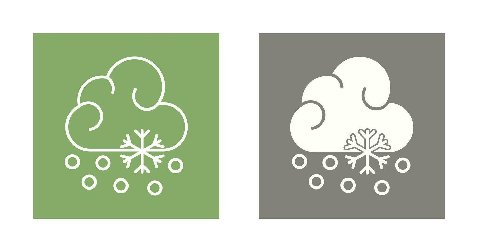 Snow Fall Vector Icon