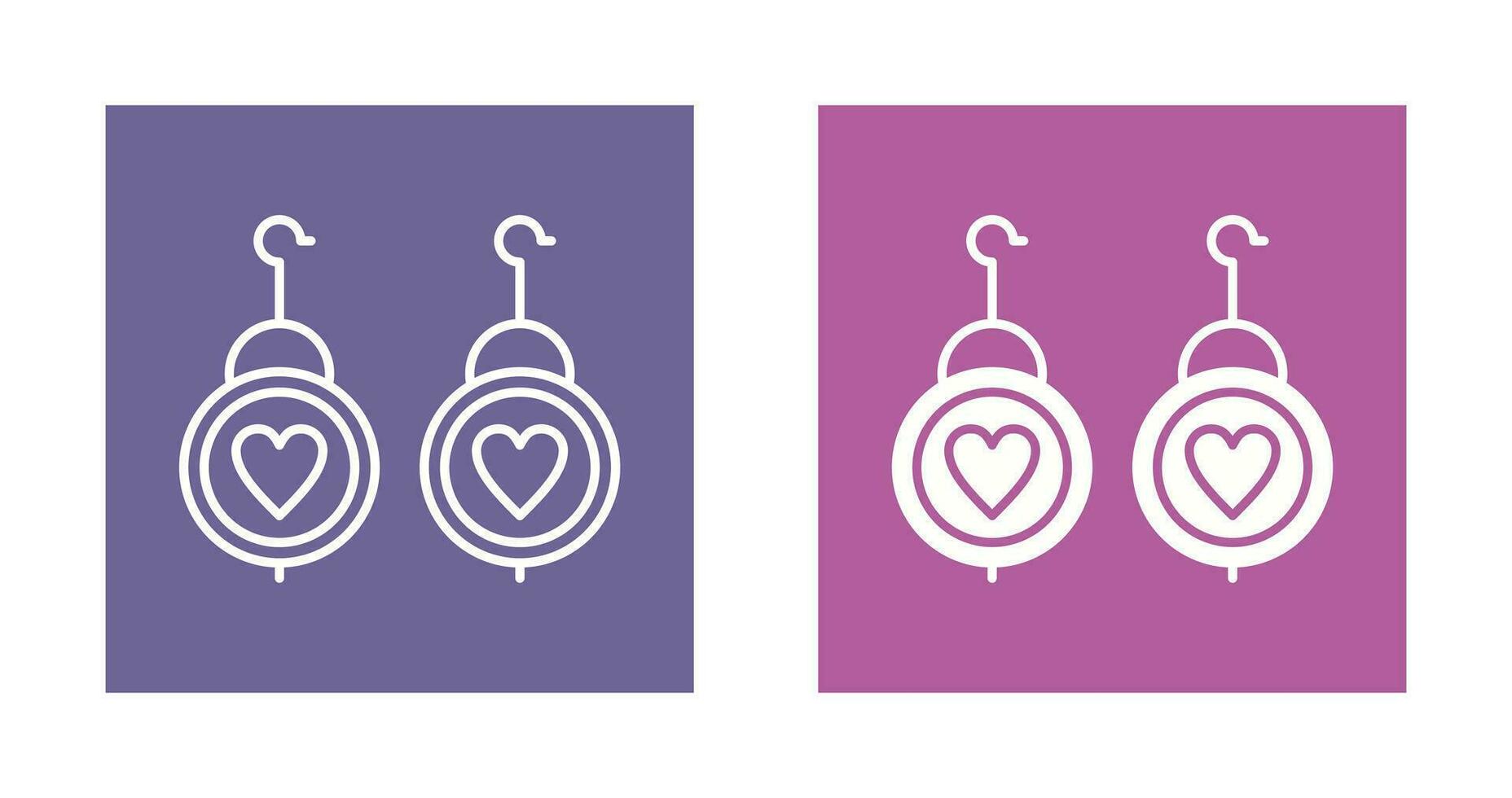 Earrings Vector Icon