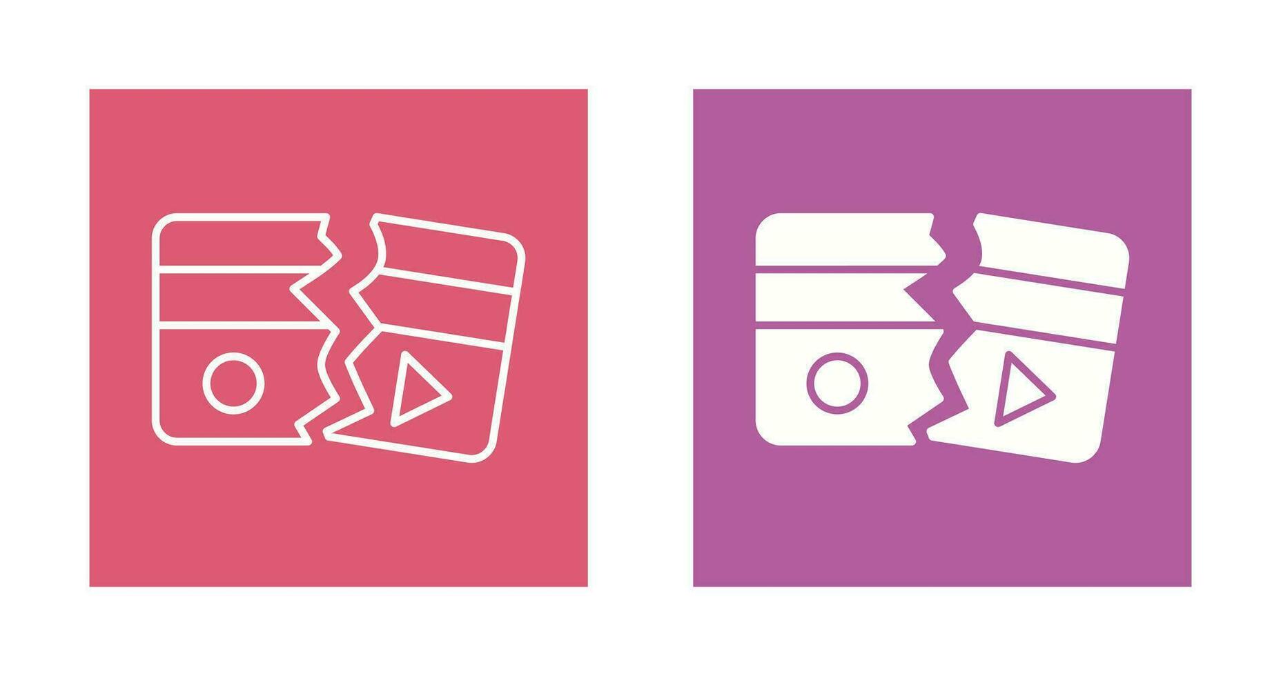 Broken Vector Icon