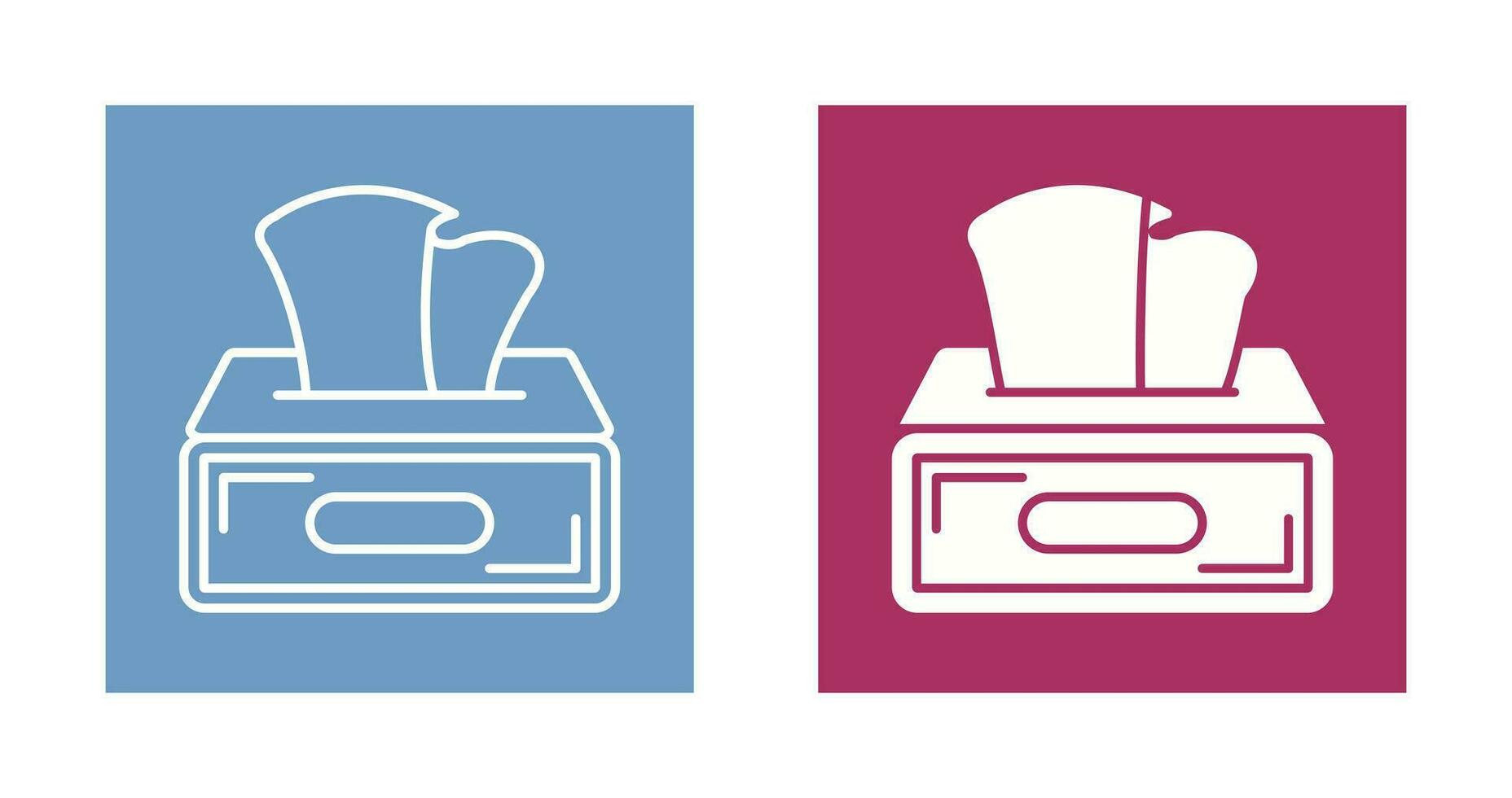 Tissue Box Vector Icon
