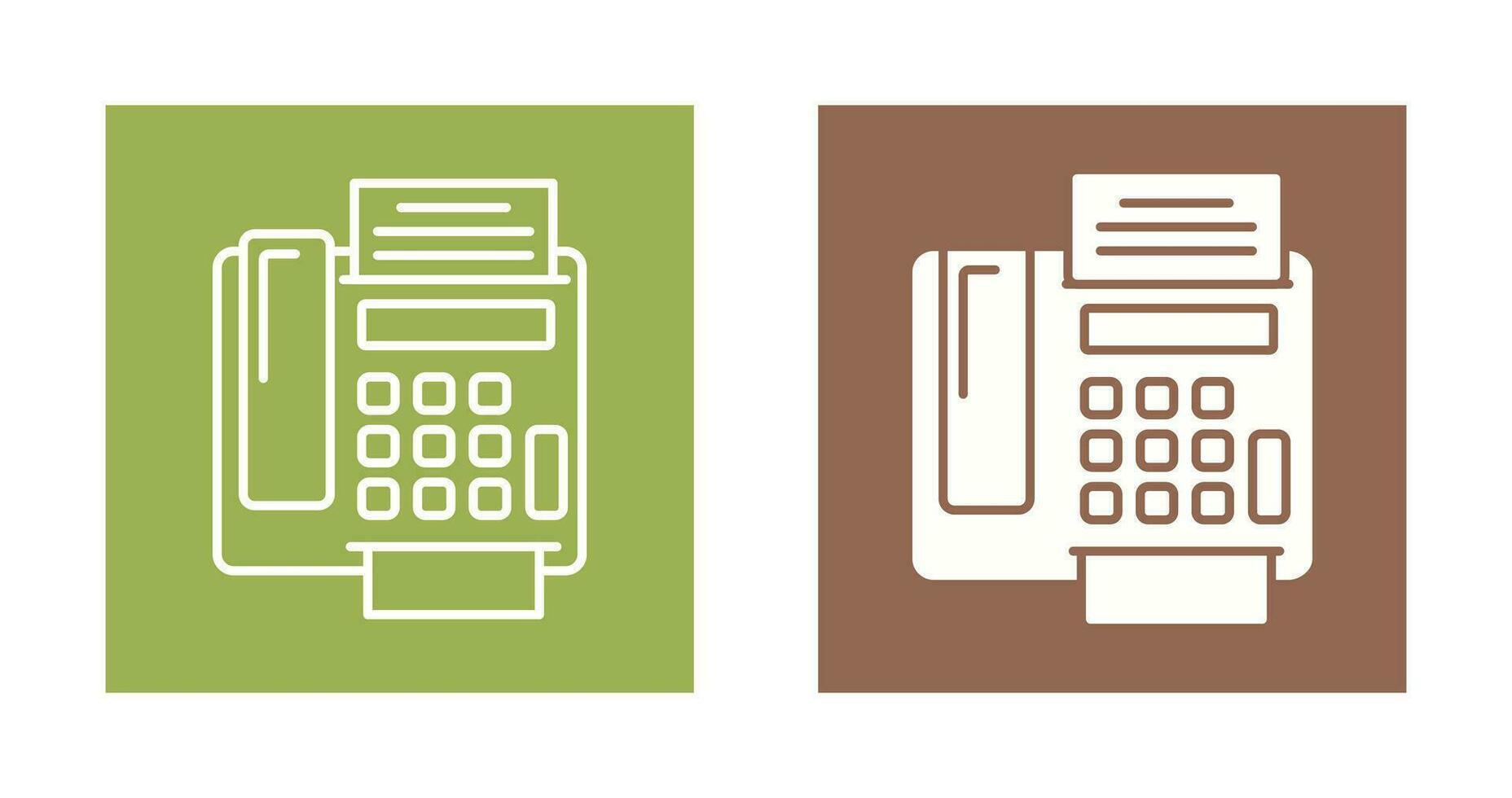 fax Machine Vector Icon