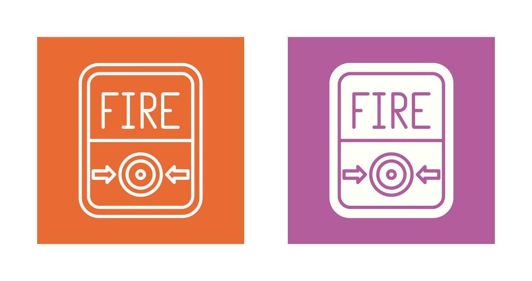 Fire Button Vector Icon