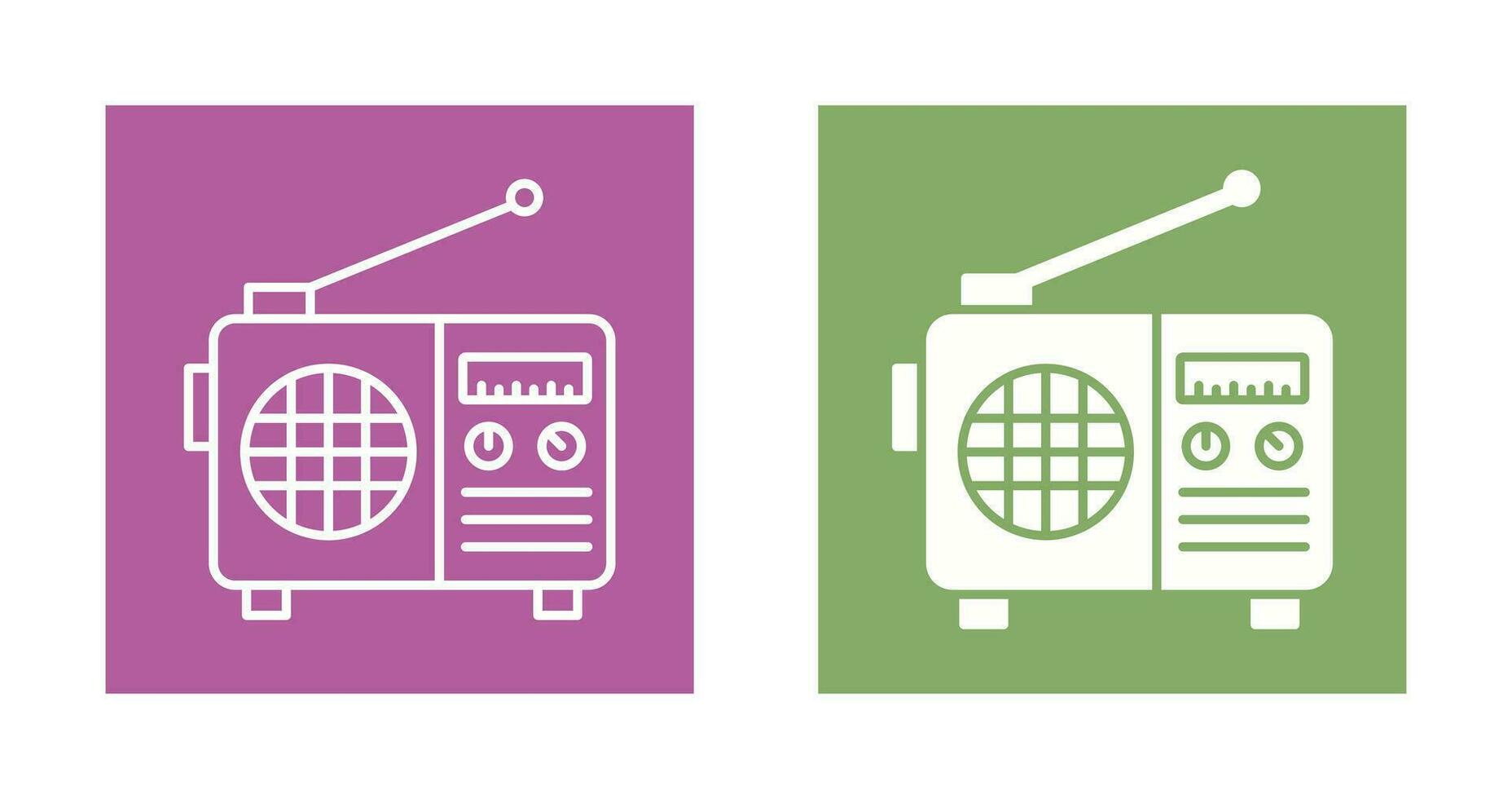 Radio Vector Icon