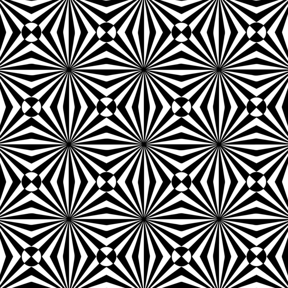 Abstract black and white pattern design vector