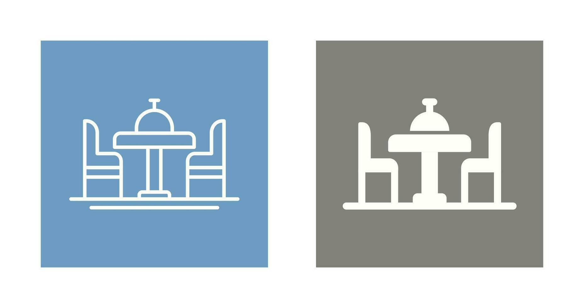 Dinning Table Vector Icon