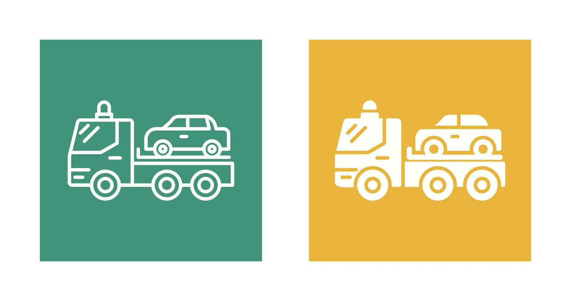 Tow Truck Vector Icon