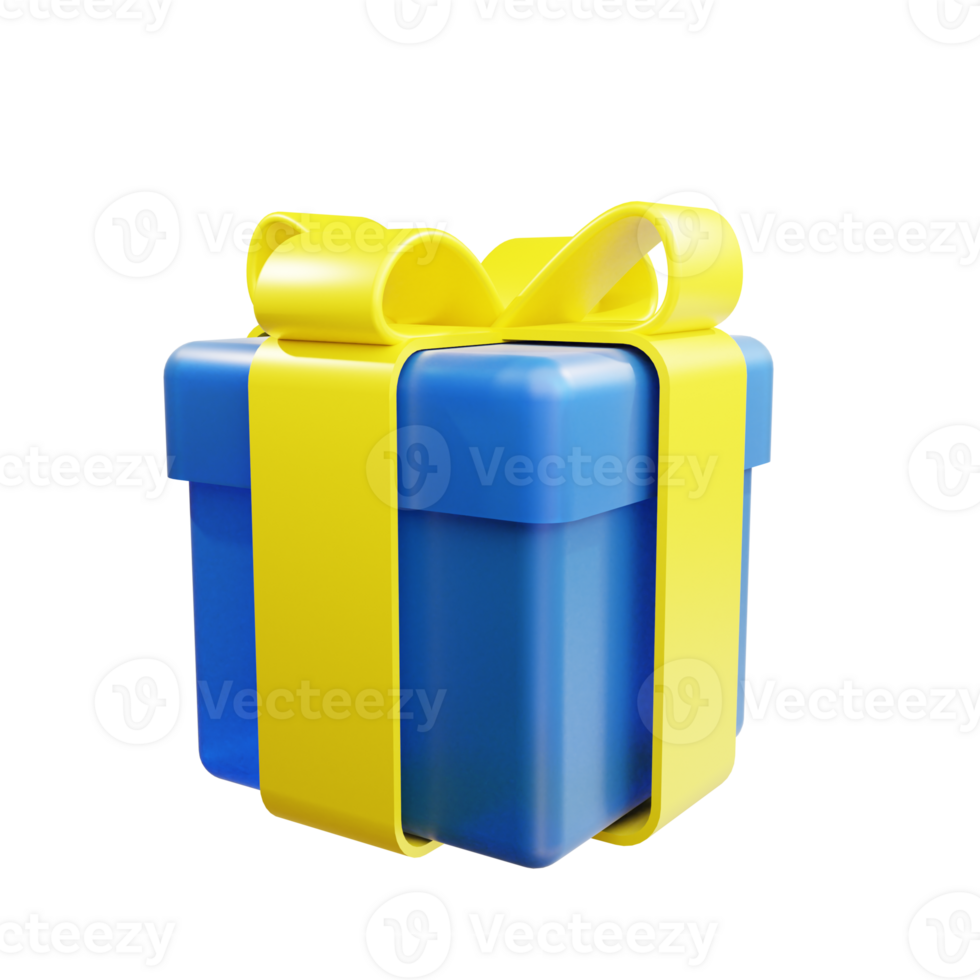 3D Gift Icon Object png