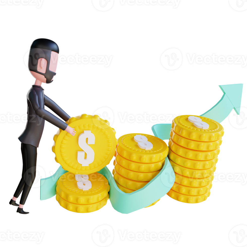3D Icon Businessman png