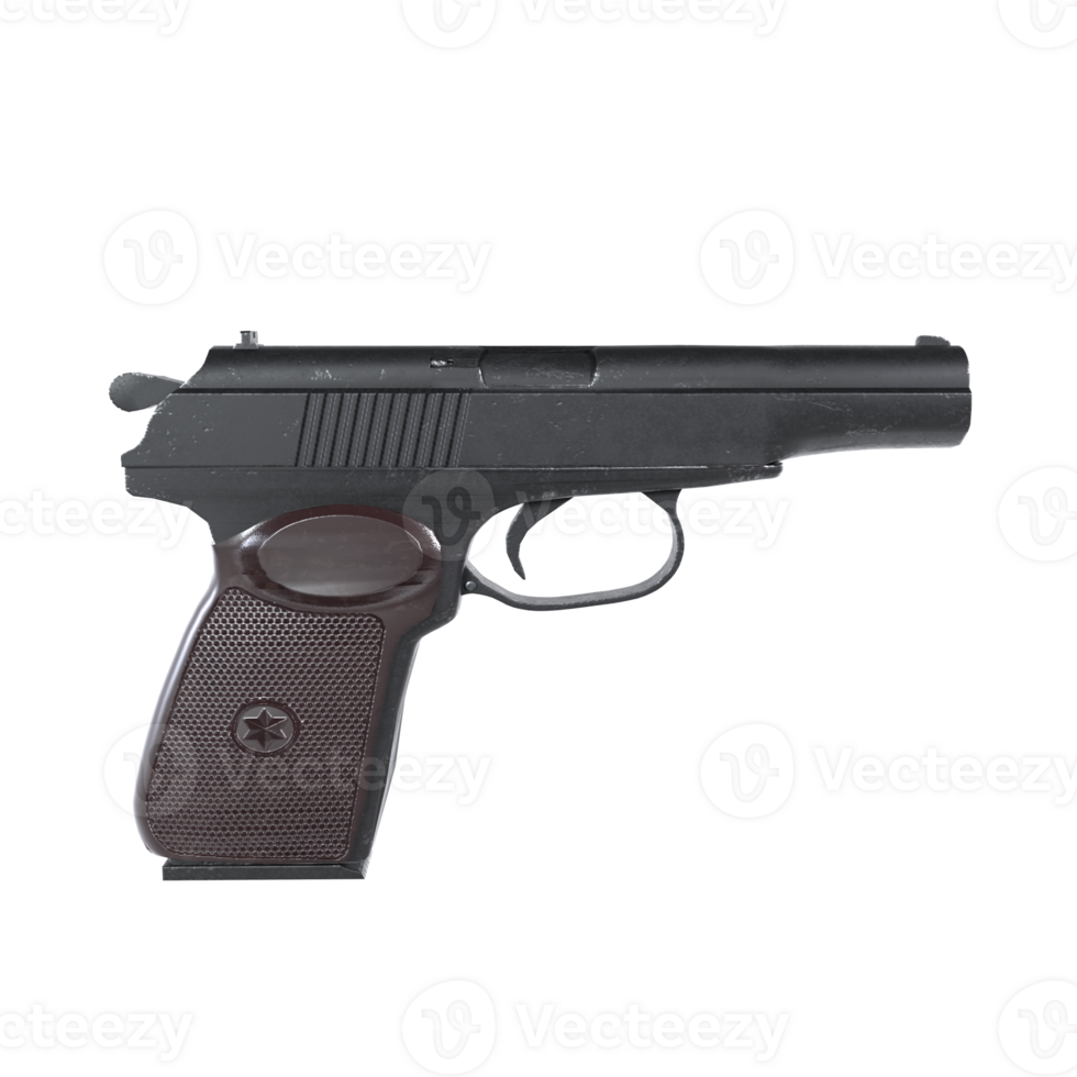 gun isolated on transparent png