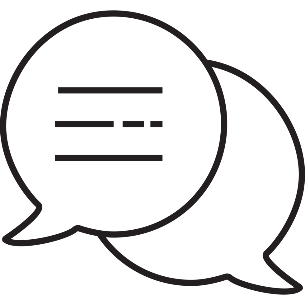blank paper speech bubble. png