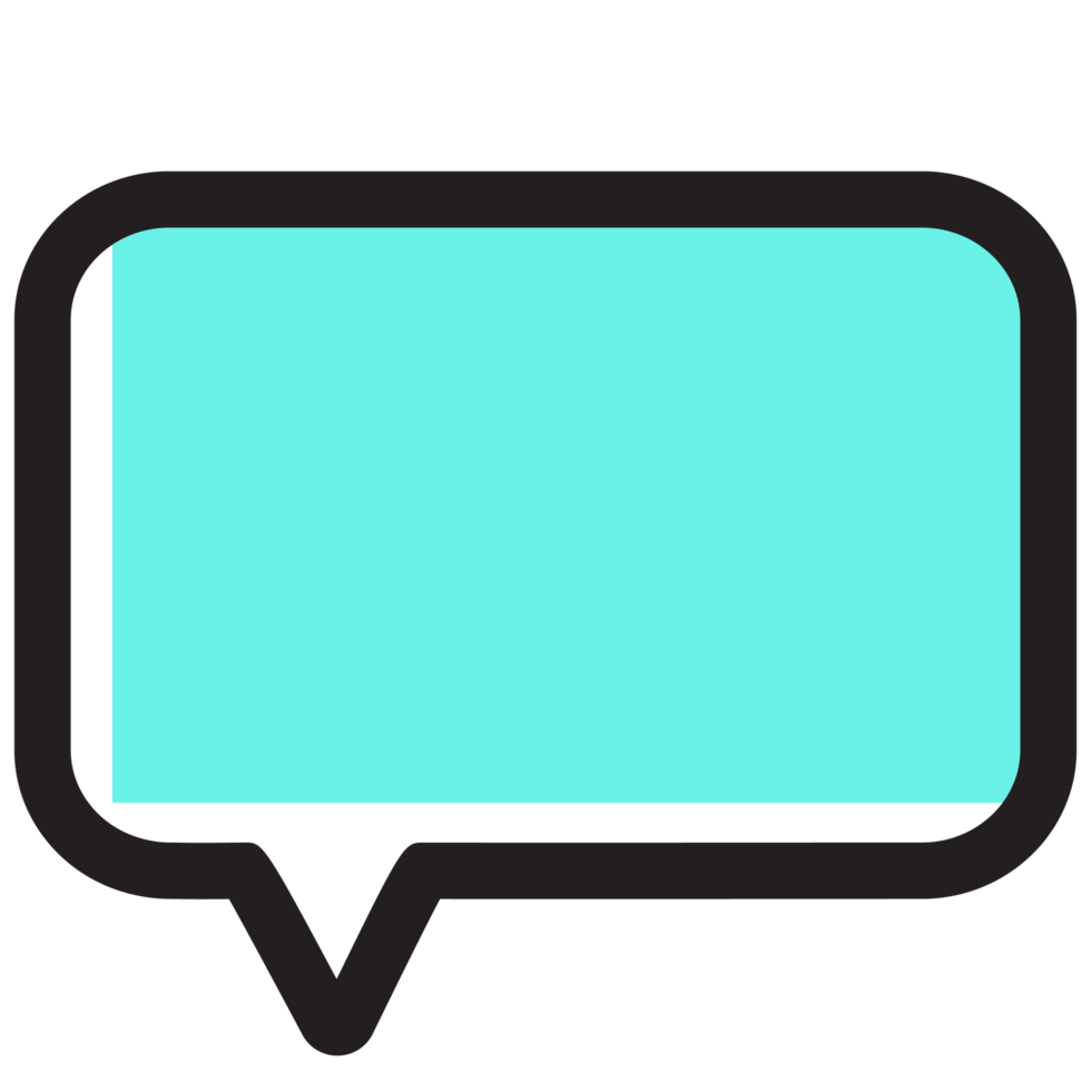 blank paper speech bubble. png