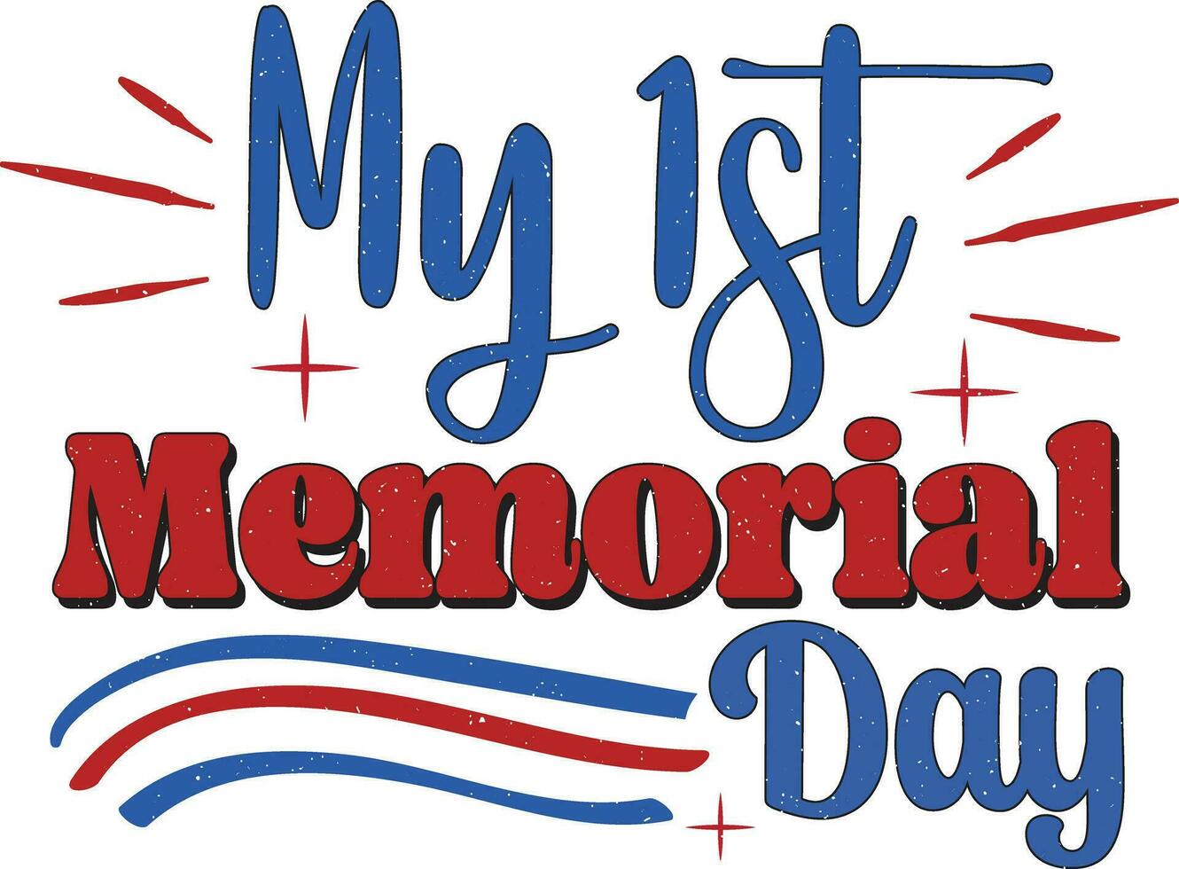 Memorial Day Design vector