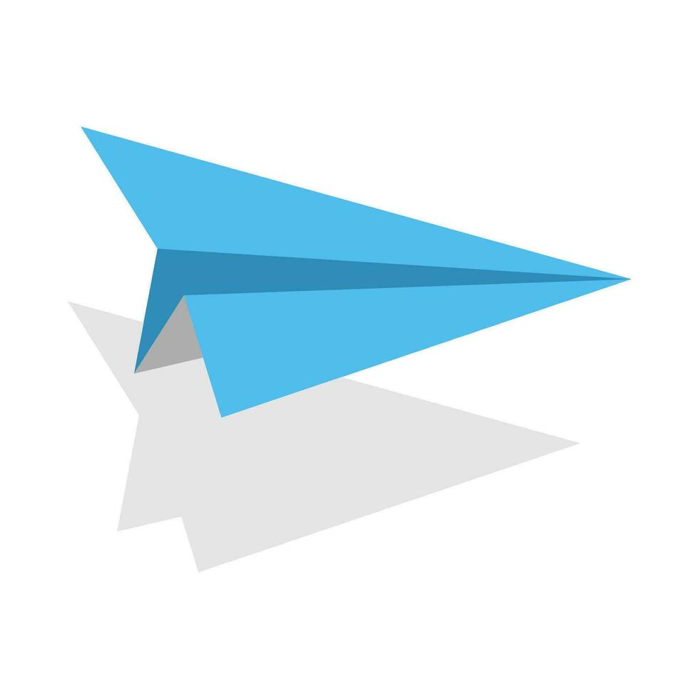 paper plane icon design vector template