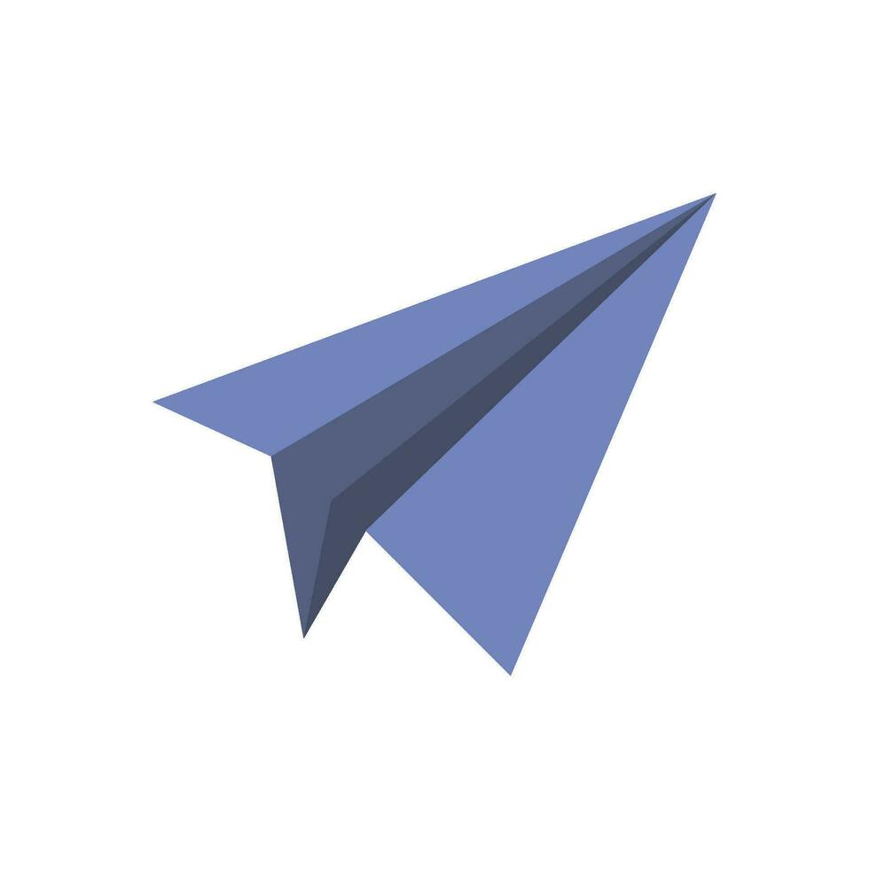 paper plane icon design vector template