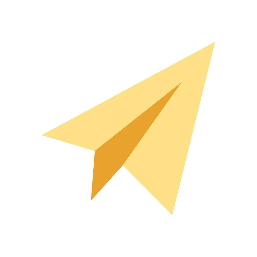 paper plane icon design vector template