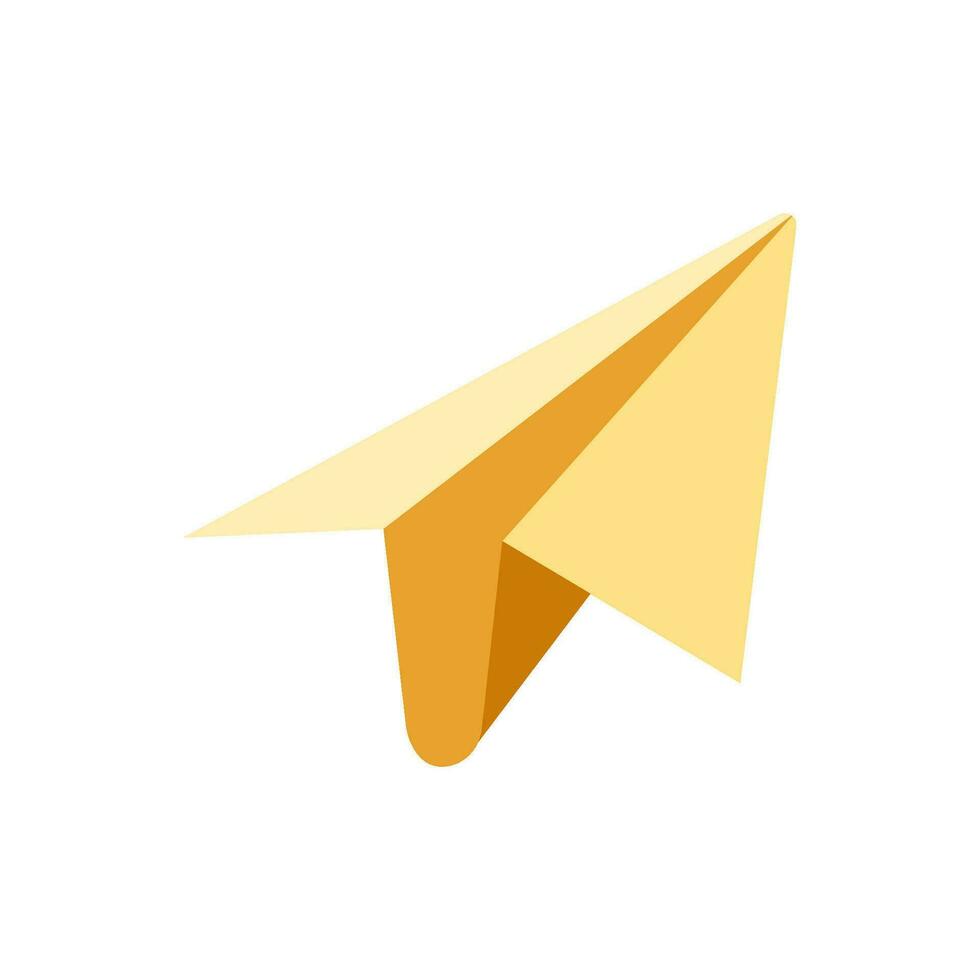 paper plane icon design vector template