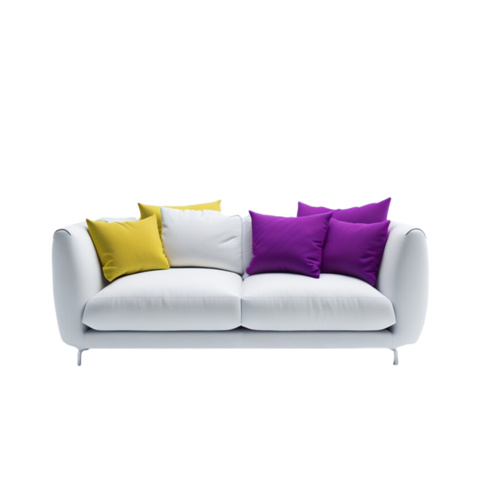 modern und stilvoll Sofa, Zuhause Innere Möbel, stilvoll Sofa Möbel isoliert png