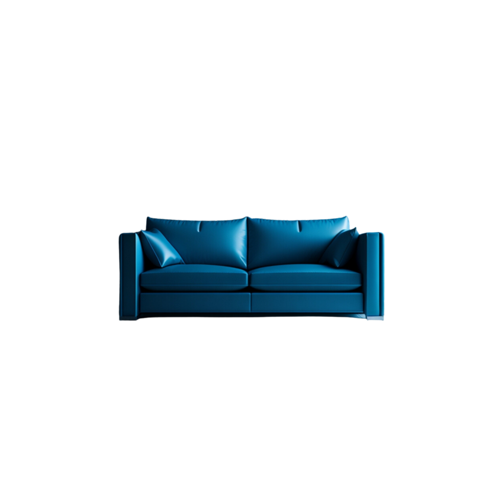 modern und stilvoll Blau Sofa Zuhause Innere Attrappe, Lehrmodell, Simulation, Innere Design Inspiration zum Leben Zimmer Möbel, Dekor, und Zimmer Dekor, Blau Sofa, , Möbel png