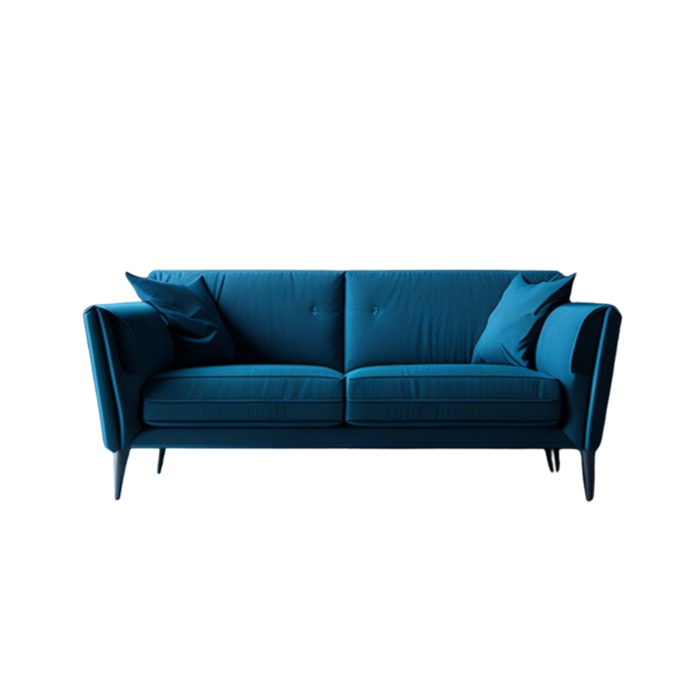 Modern and Stylish Blue Sofa Home Interior Mockup, Interior Design Inspiration for Living Room Furniture, Decor, and Room Decor, Blue sofa, , Furniture png