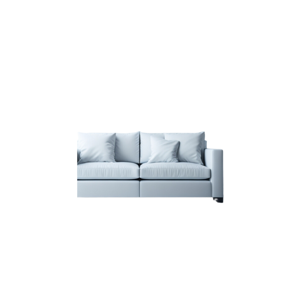 Modern and Stylish white Sofa Home Interior Mockup, Interior Design Inspiration for Living Room Furniture, Decor, and Room Decor, white sofa, White furniture png