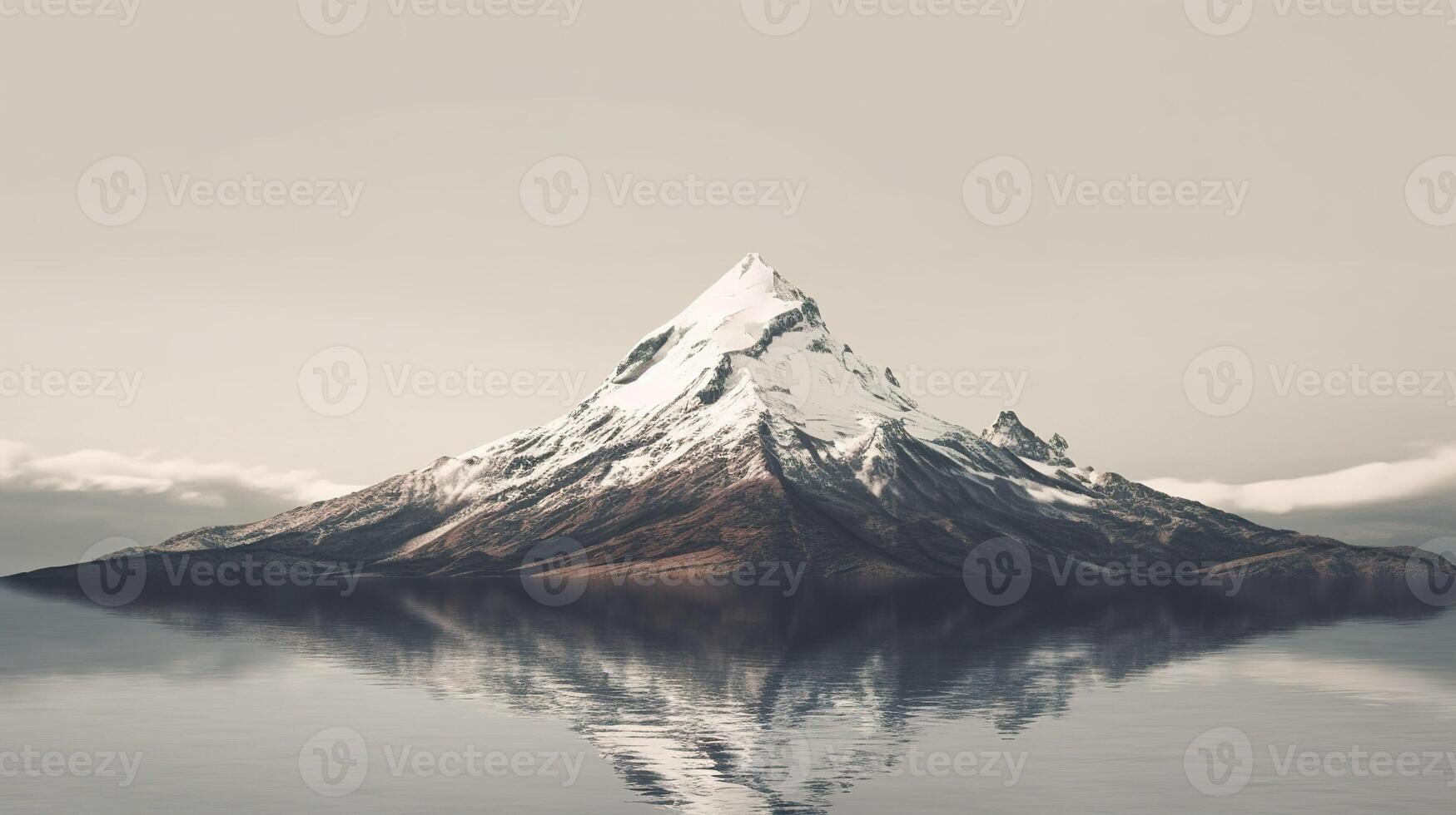 A minimalist photograph of a landscape, photo