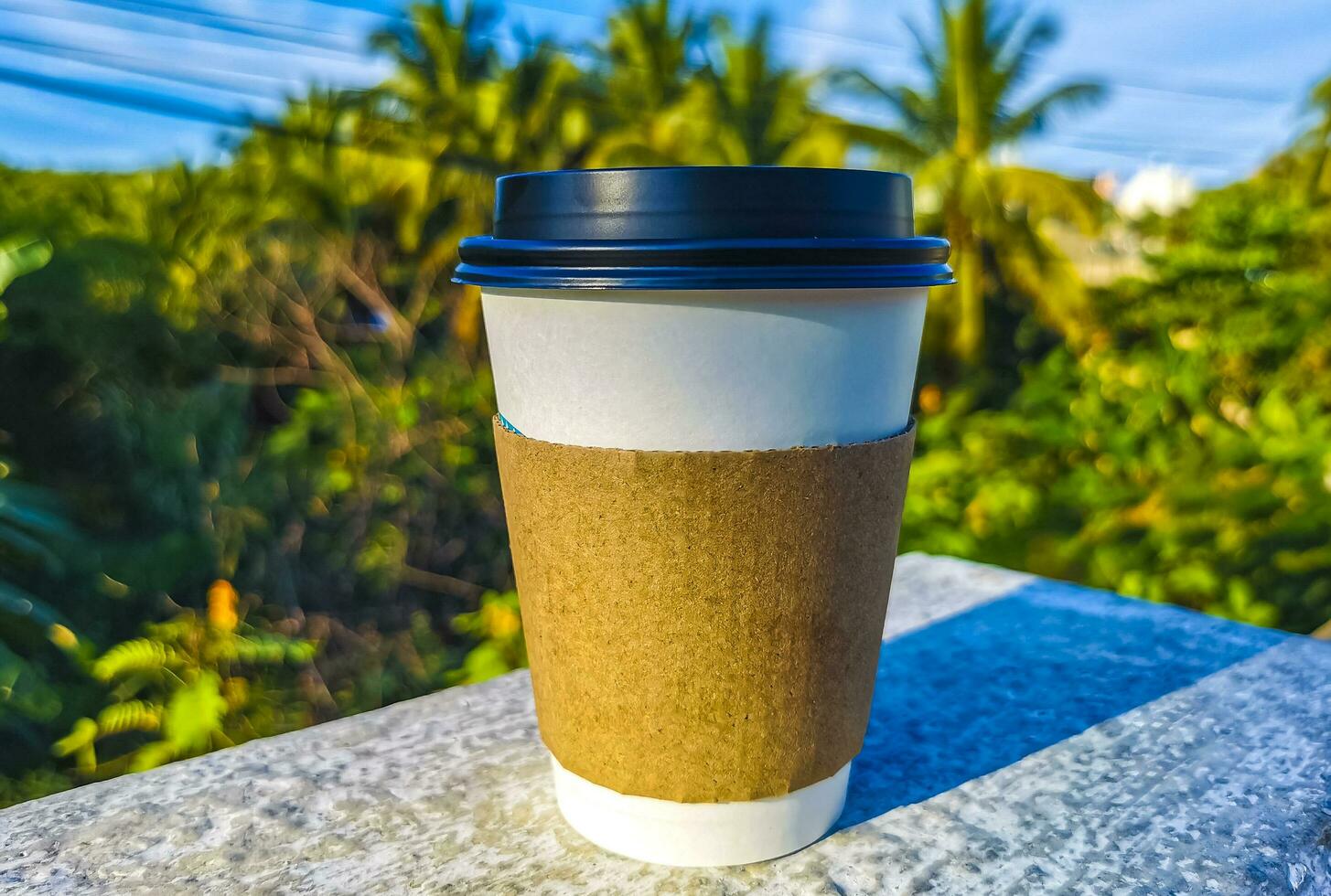 café a Vamos jarra en el tropical maxican naturaleza lugar. foto