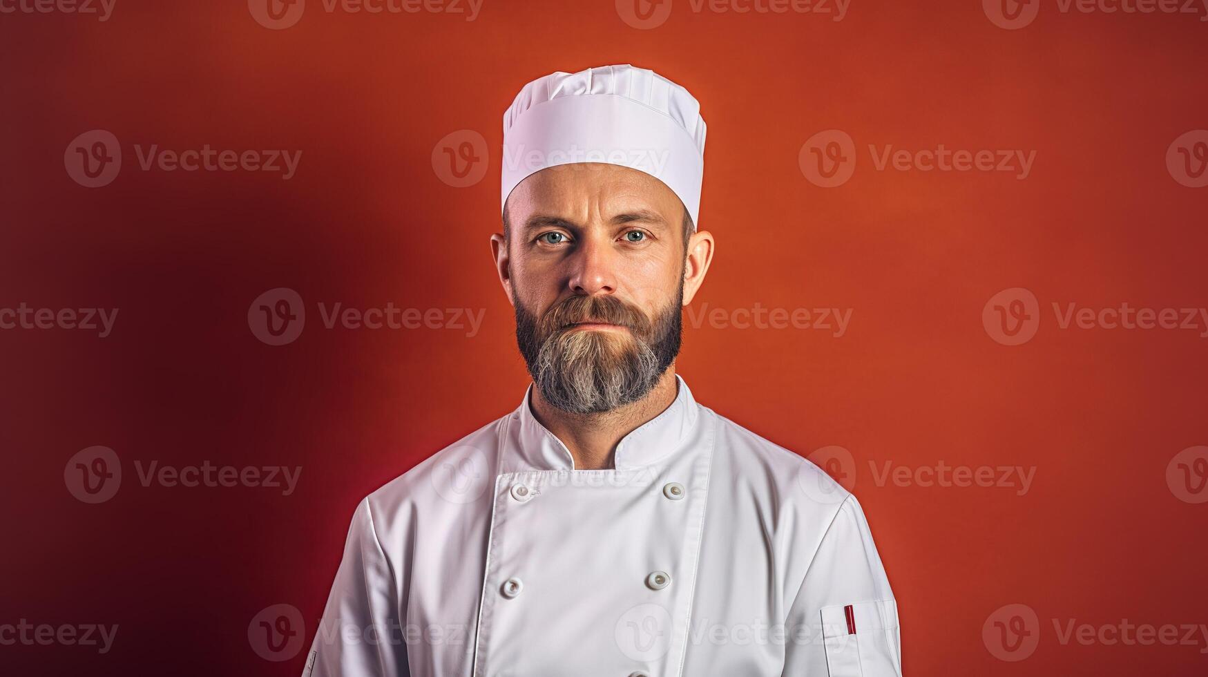 A photograph of a person standing infront of a solid color background, photo
