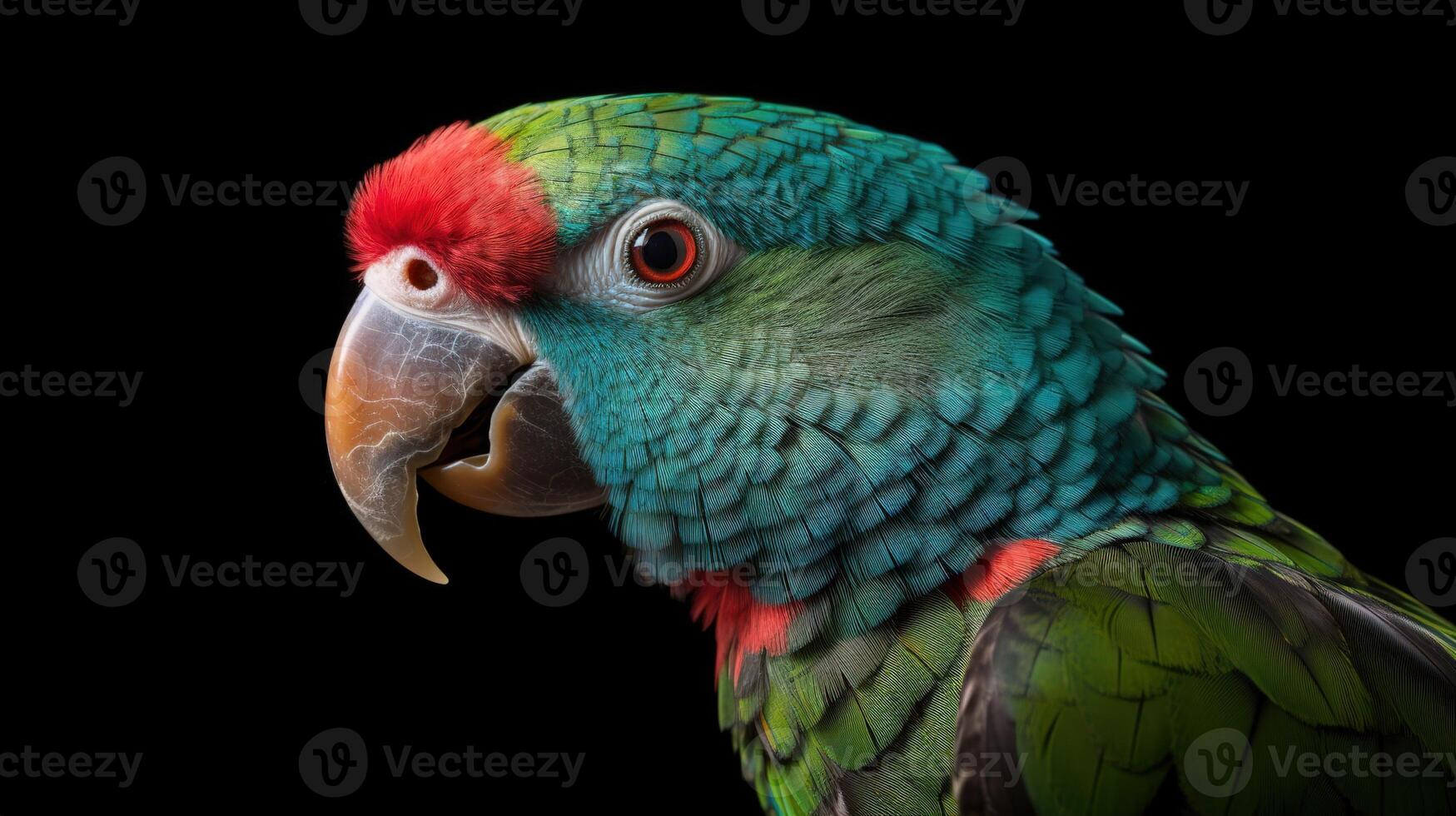 A photograph of an animal standing infront of a white color background, photo