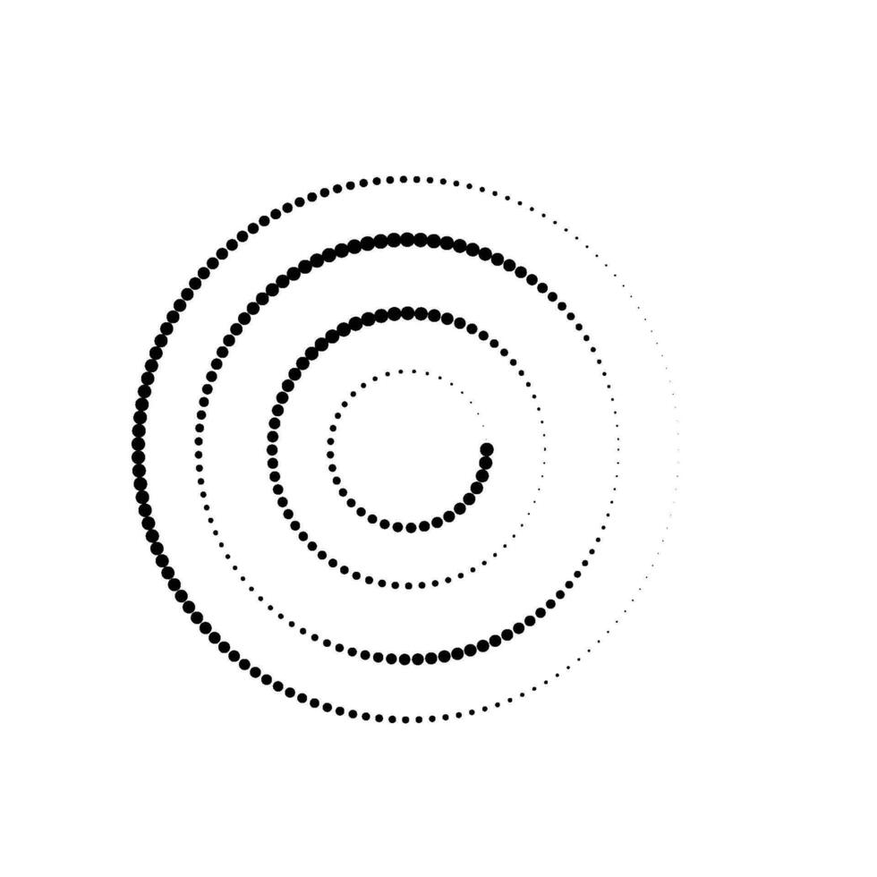 trama de semitonos circulo puntos vector