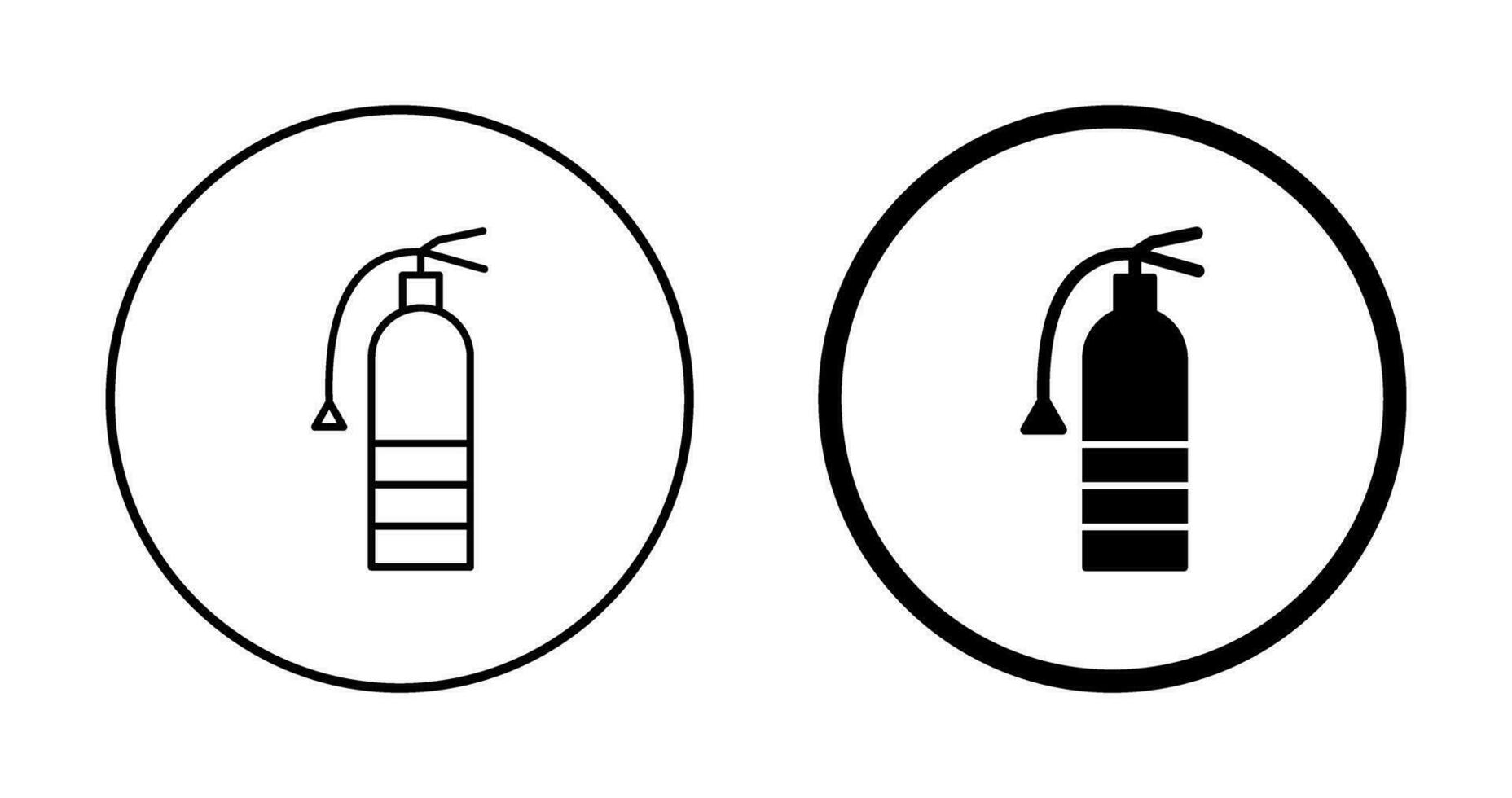 Unique Extinguisher Vector Icon