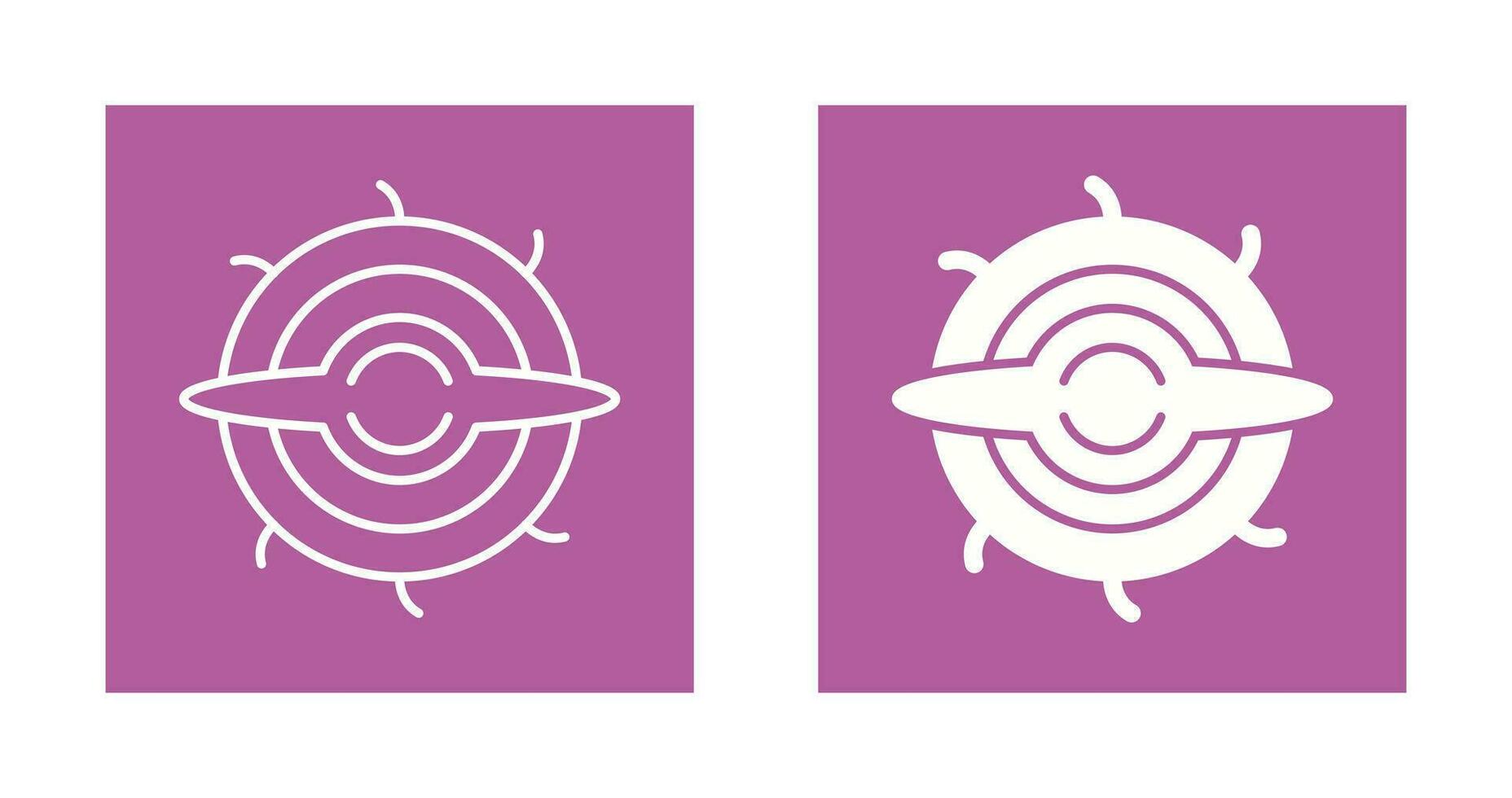 Black Hole Vector Icon