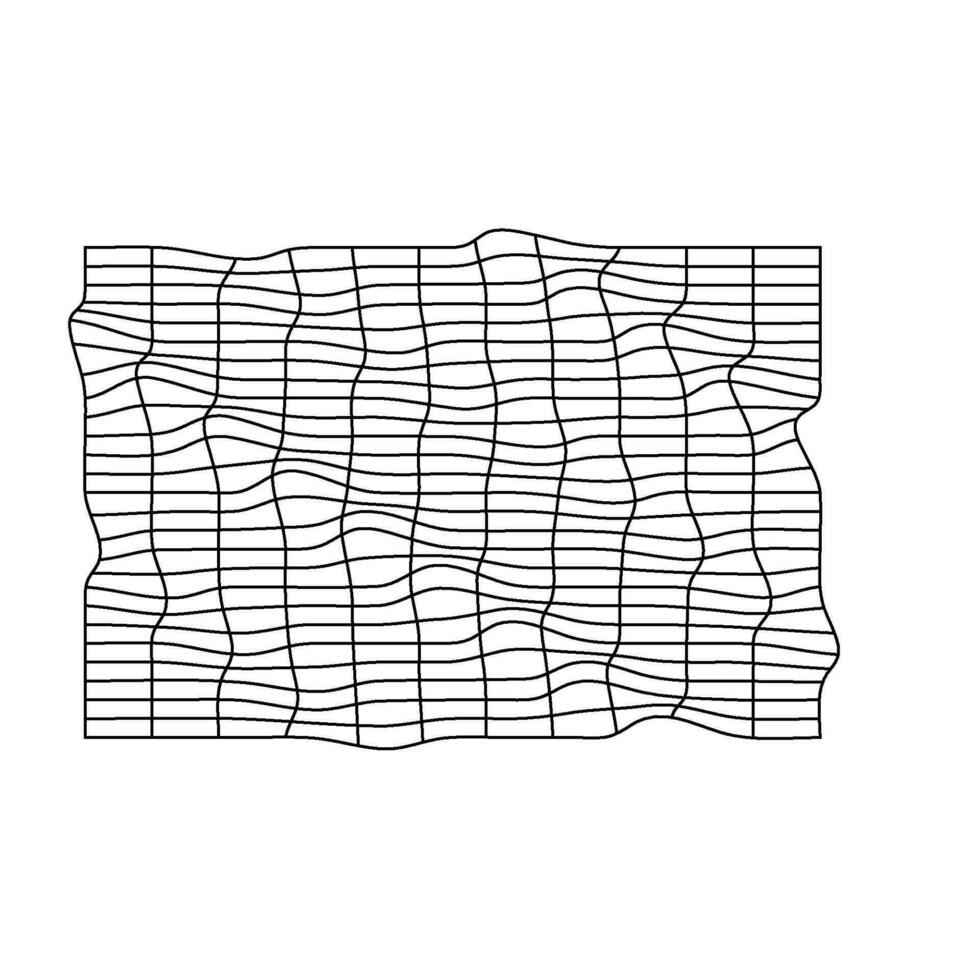 Distorted Grid Shape vector