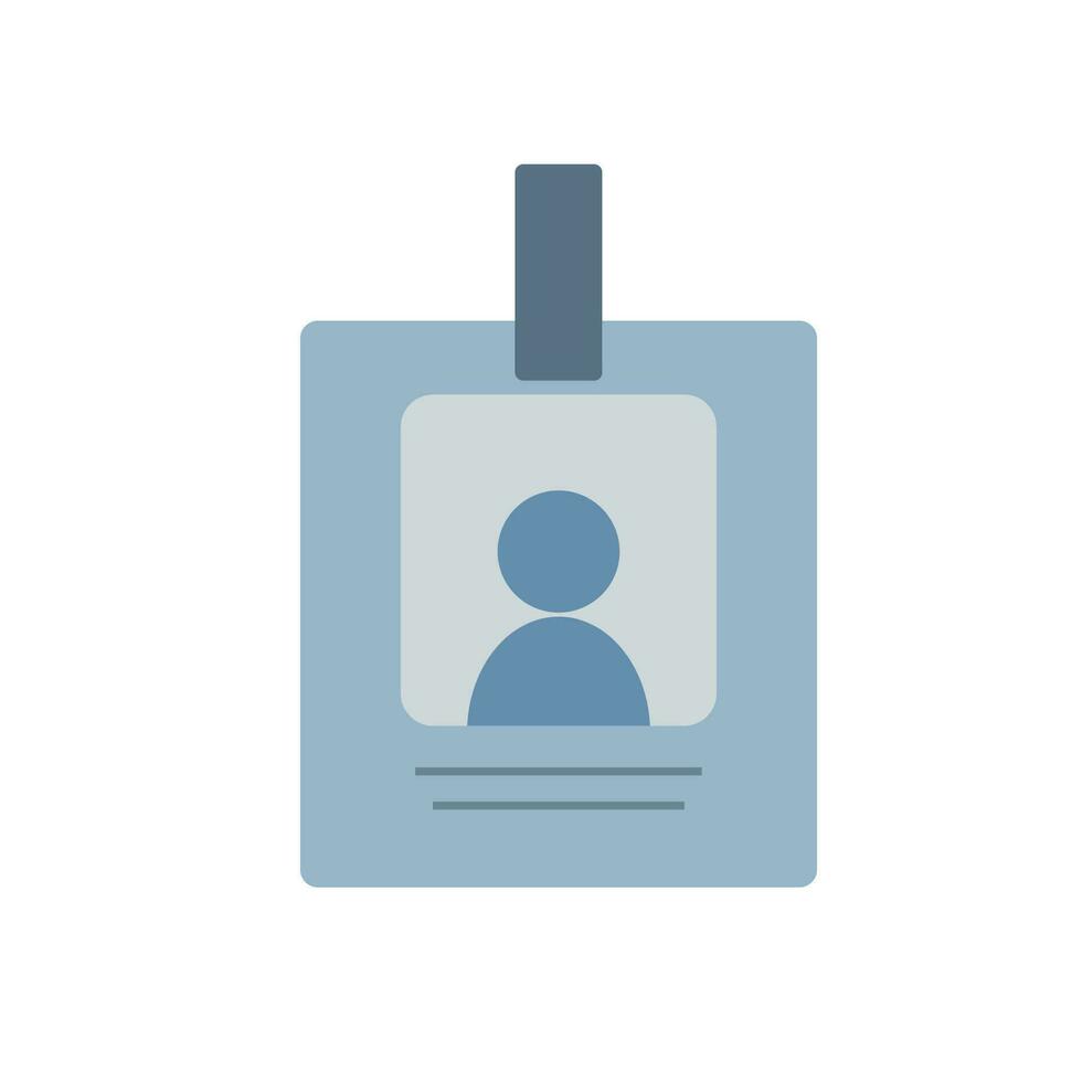 Vector illustration of blue-gray business icons. Badge icon on a white background.