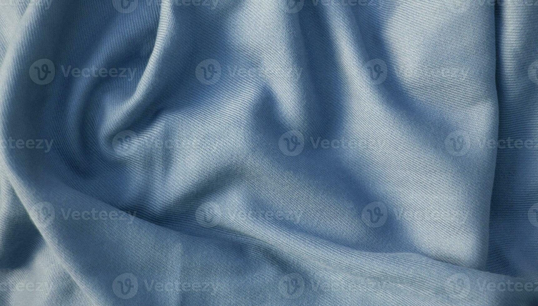 blue fabric background, silk fabric, satin textile texture, abstract background, luxury background photo