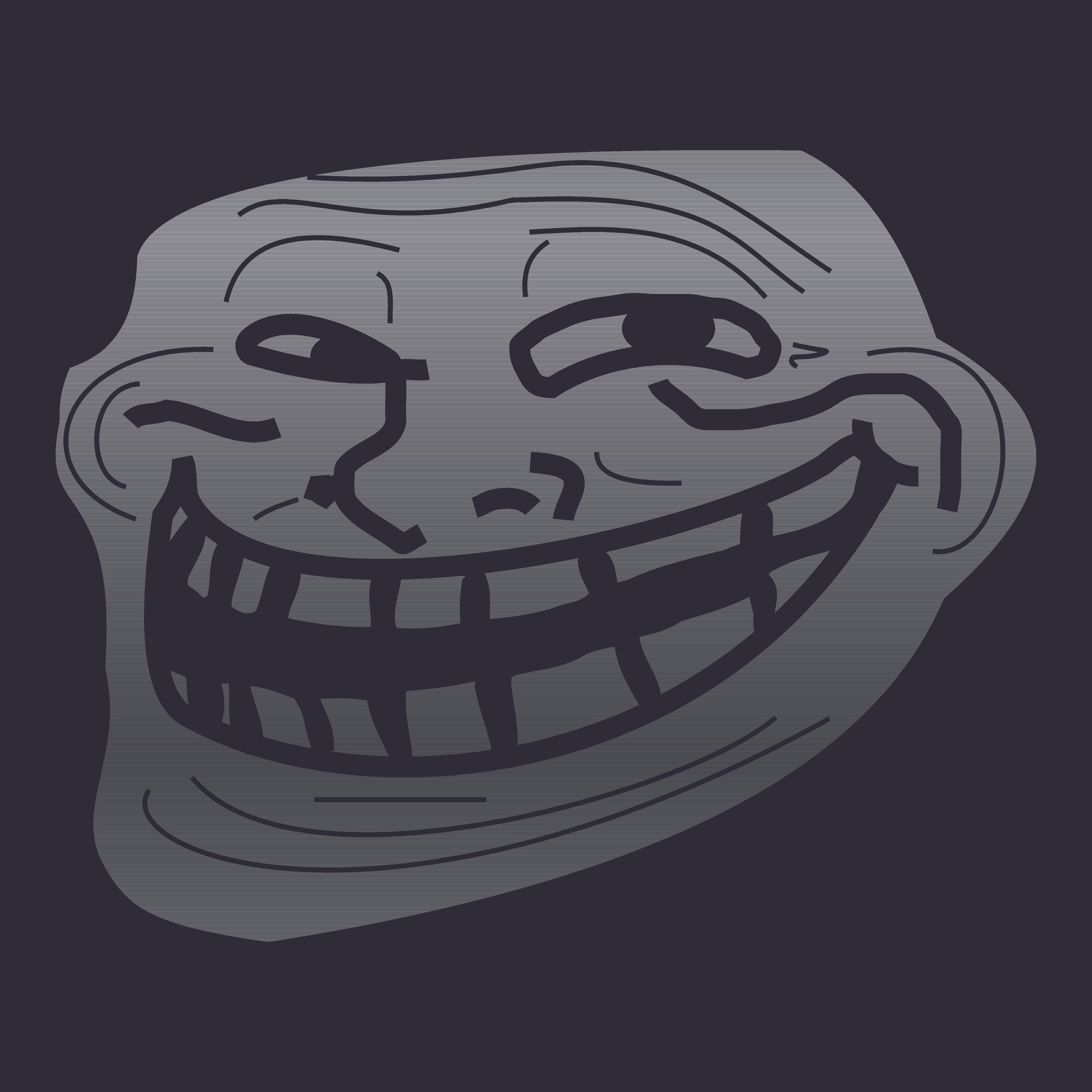 Internet meme trollface vector design 24789809 Vector Art at Vecteezy