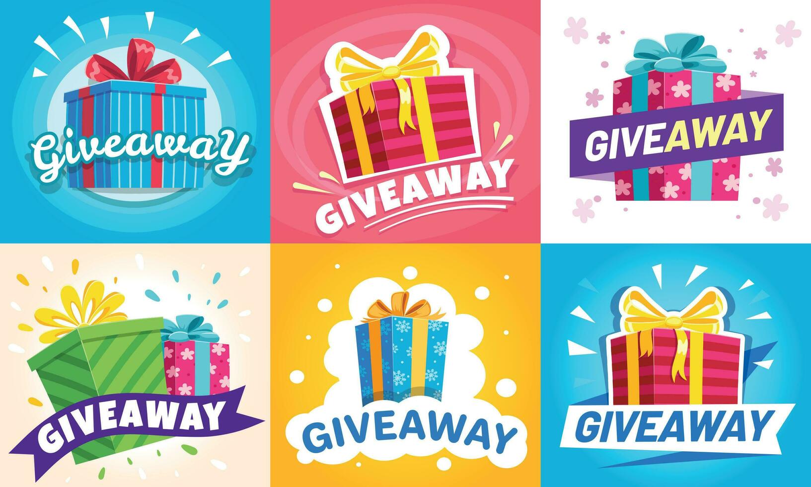 Giveaway winner poster Gift offer banner giveaways post and gifts Giveaway winner poster Gift offer banner giveaways post and gifts