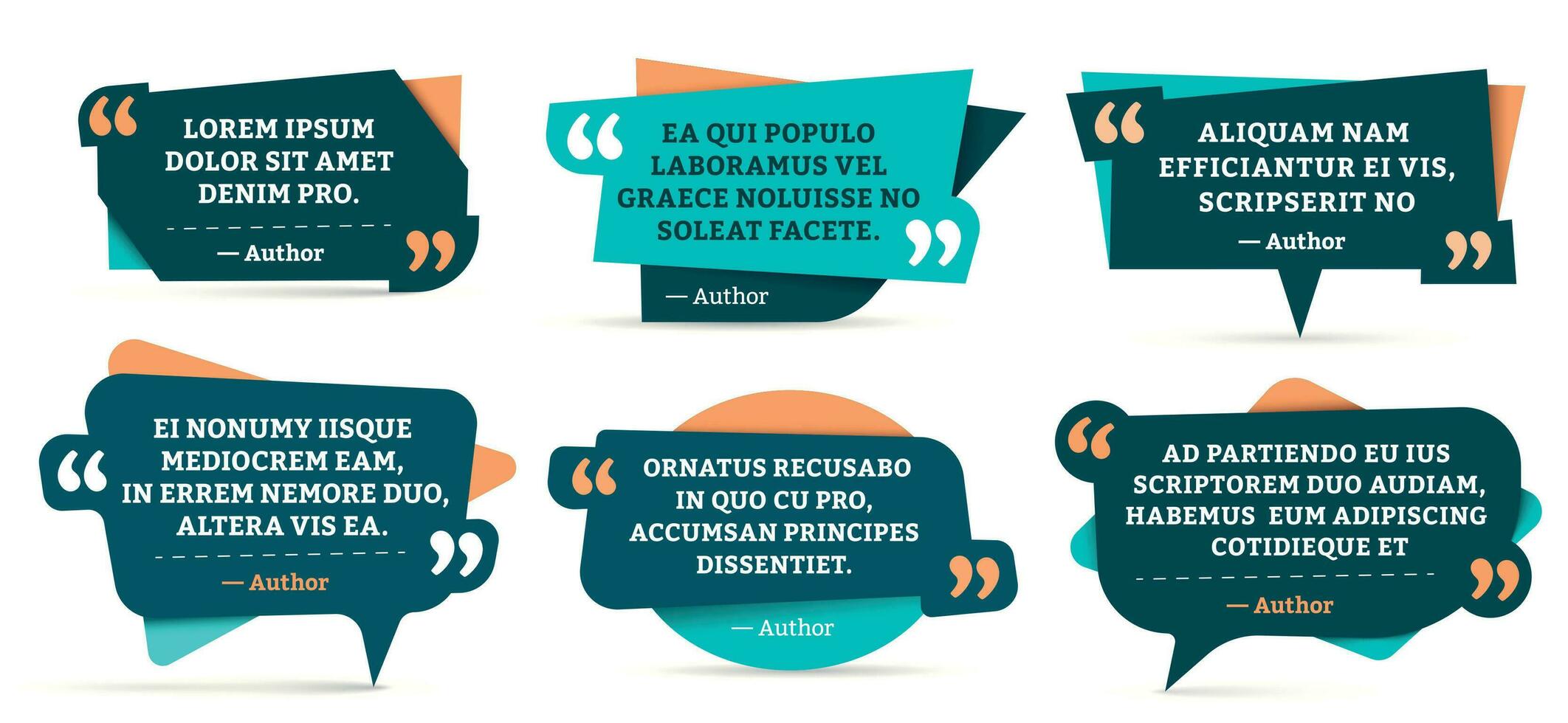 citar observación marcos cotización marco, citas y mencionar cotizaciones observaciones plantillas vector conjunto