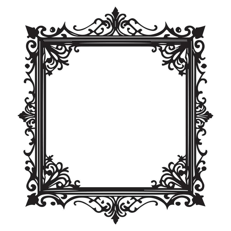 Luxury Vector frame for invite, wedding, certificate