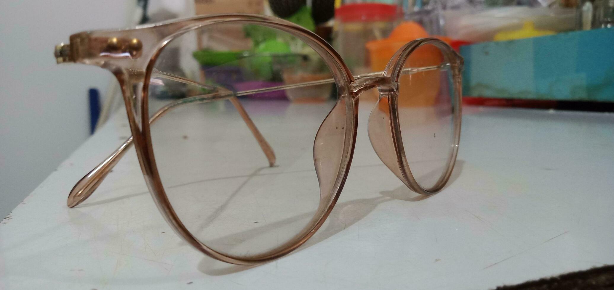 Object Photography - Brown Glasses on the table photo