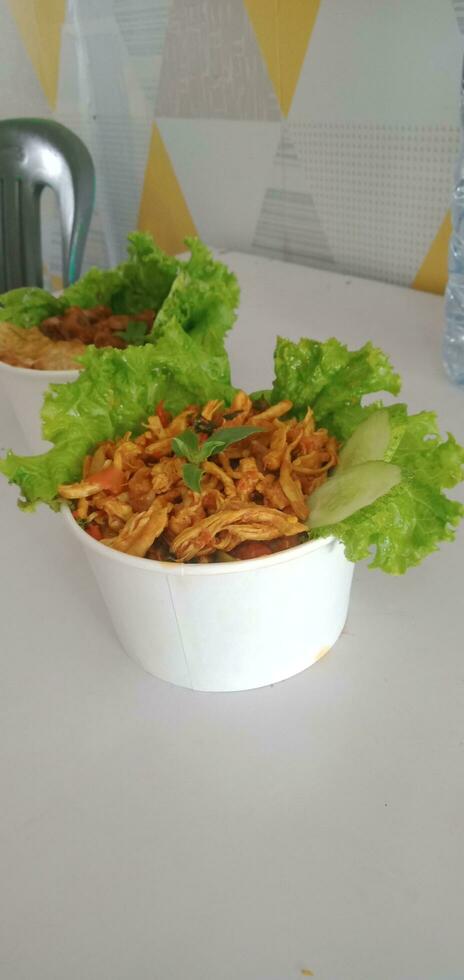 Food Photography - Rice Bowl Dish photo