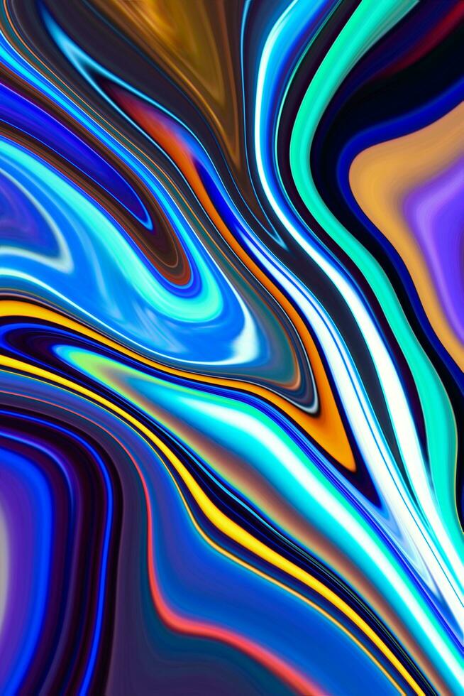 colorful abstract luxury spiral texture and liquid acrylic pattern paint on background. Free Photos