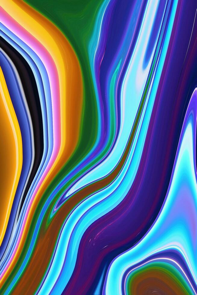 colorful abstract luxury spiral texture and liquid acrylic pattern paint on background. Free Photos