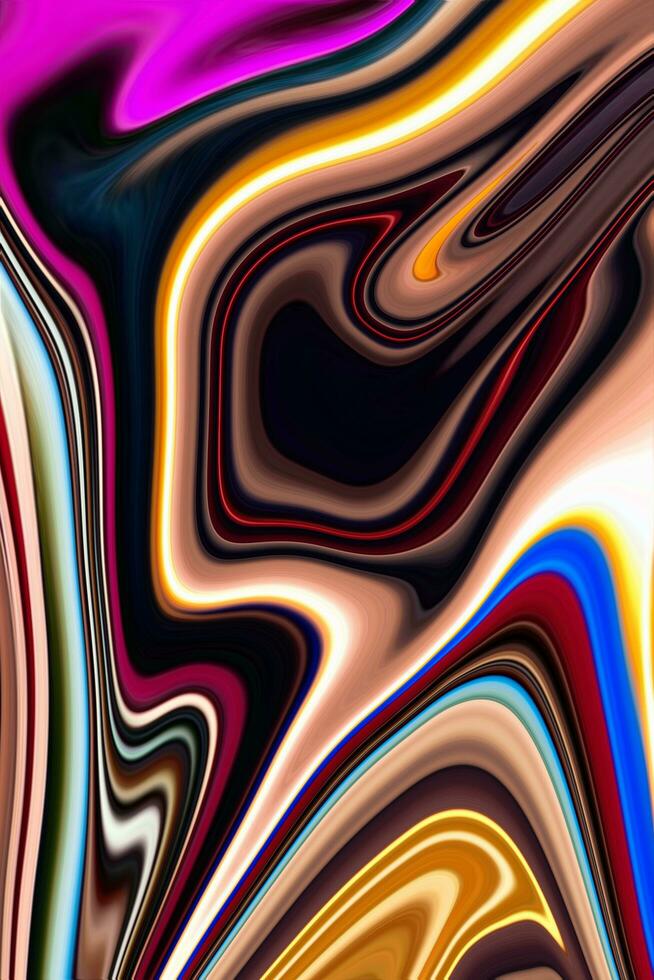 A digital illustration of modern abstract liquid marble texture photo