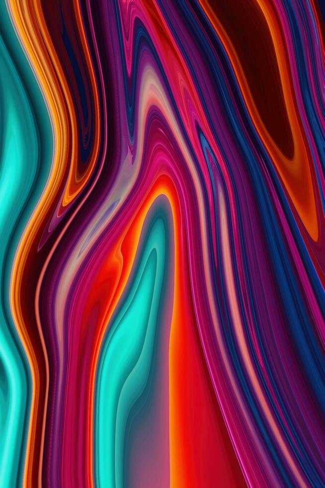 colorful abstract luxury spiral texture and liquid acrylic pattern paint on background. Free Photos