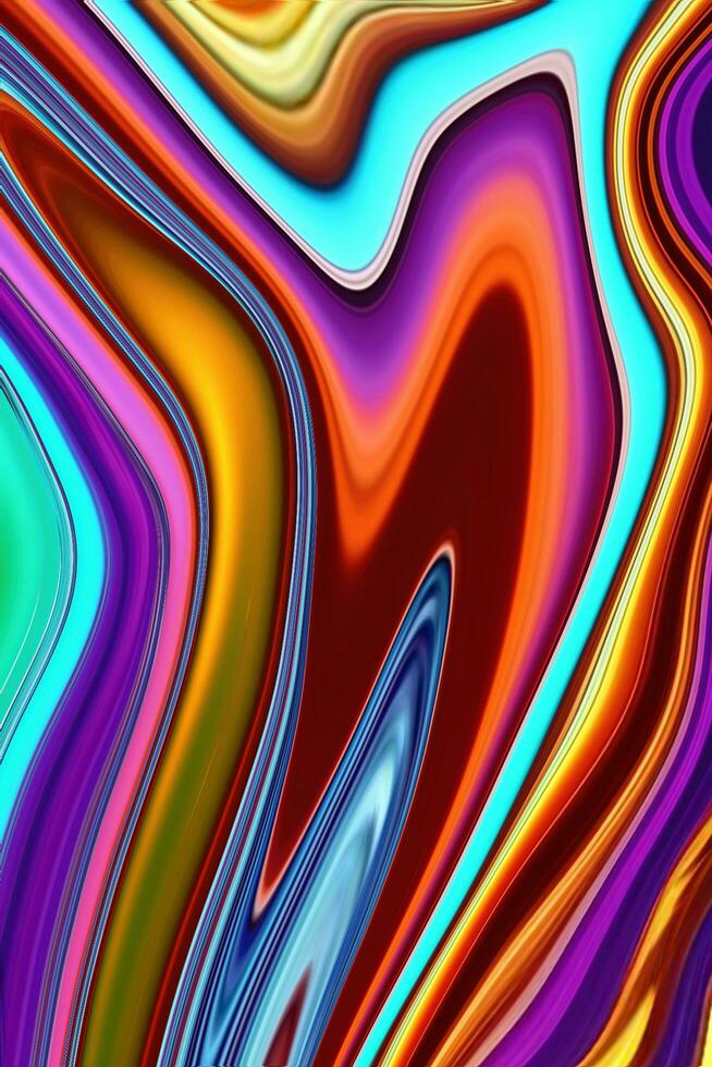 colorful abstract luxury spiral texture and liquid acrylic pattern paint on background. Free Photos