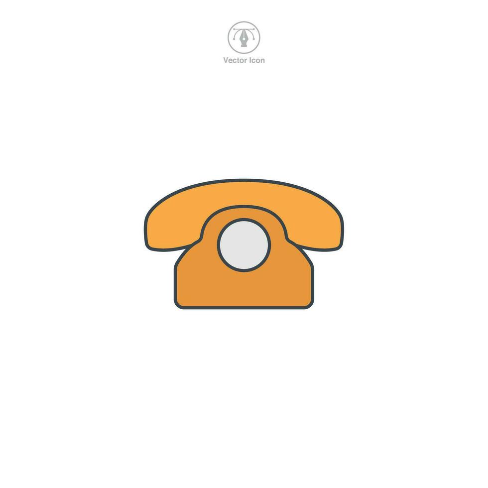 Phone icon. A sleek and recognizable vector illustration of a phone, symbolizing communication, calls, and mobile devices.