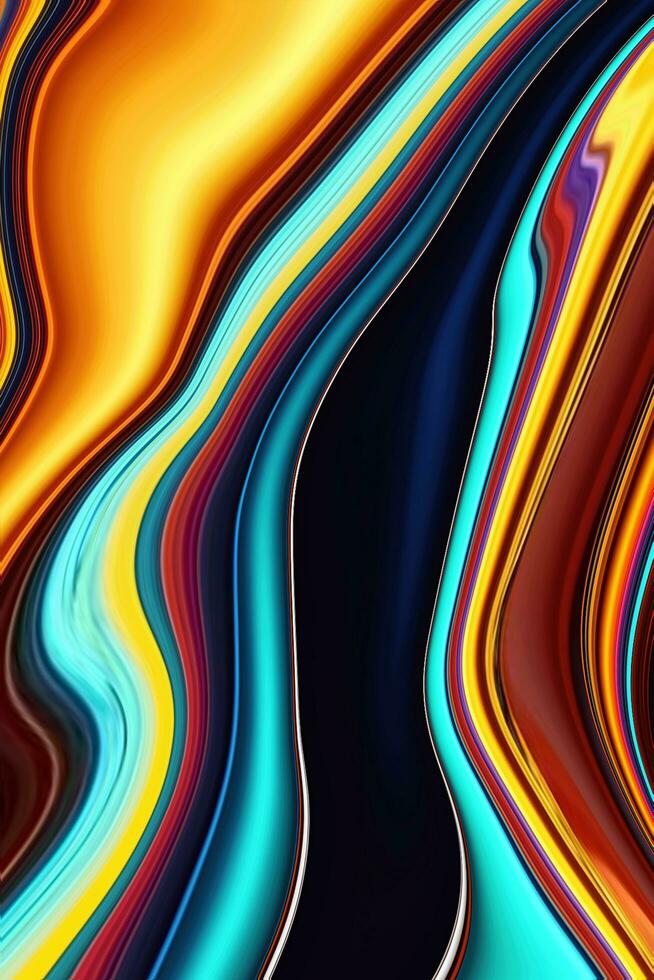 colorful abstract luxury spiral texture and liquid acrylic pattern paint on background. Free Photos