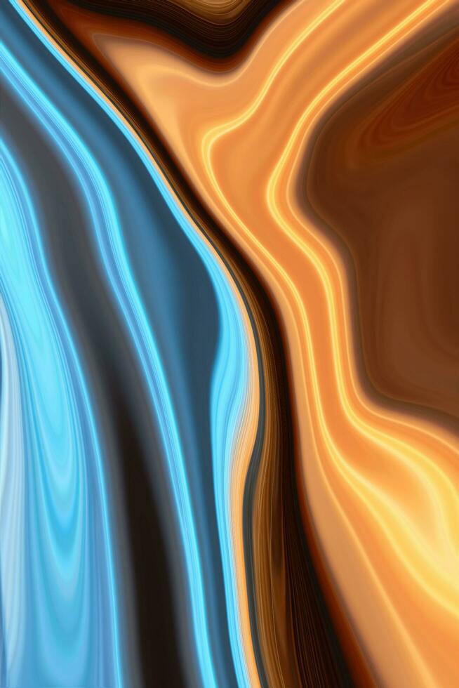 colorful abstract luxury spiral texture and liquid acrylic pattern paint on background. Free Photos