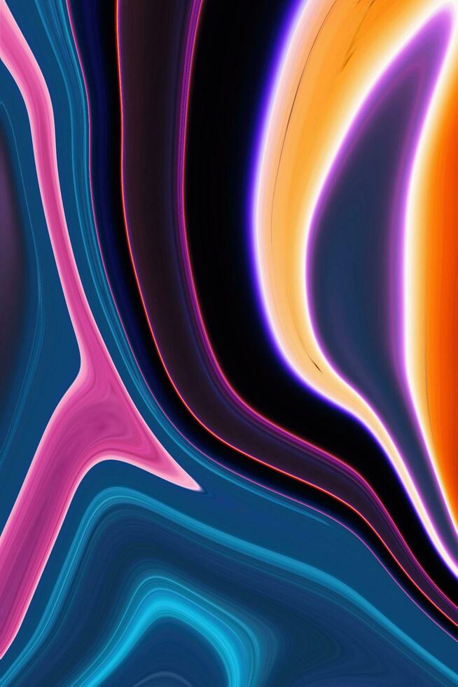 colorful abstract luxury spiral texture and liquid acrylic pattern paint on background. Free Photos